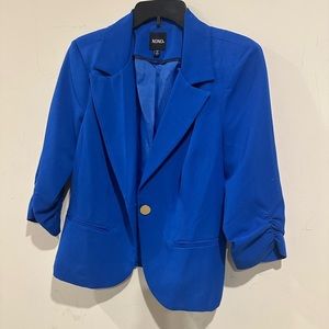 Xoxo junior 3/4 sleeve one bottom blazer